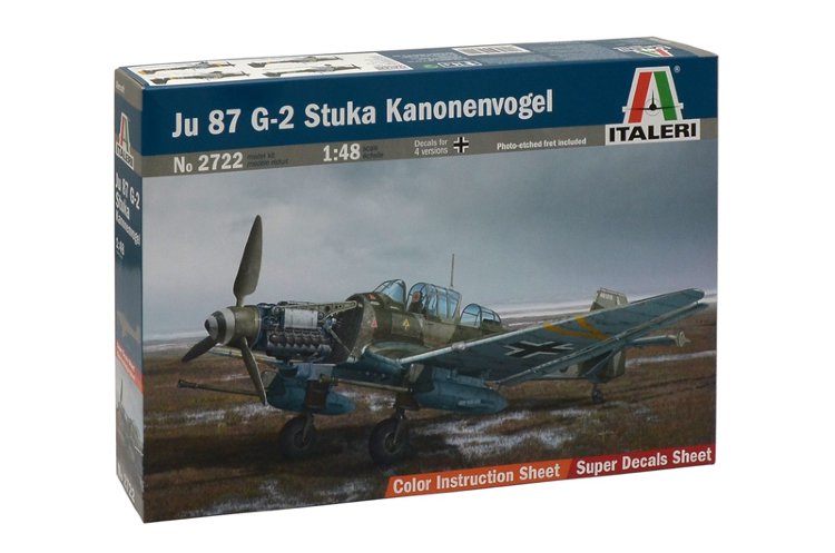Самолет  JU 87 G-2 Штука Stuka Kanonenvogel сборная модель