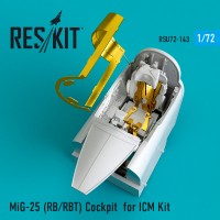 MiG-25 (RB/RBT) Cockpit for ICM Kit