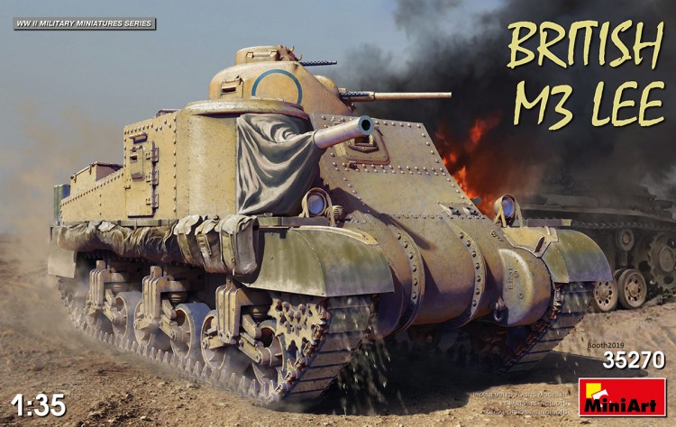 Tank BRITISH M3 LEE plastic model kit