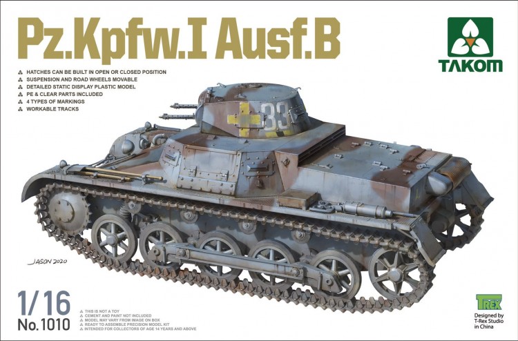Танк Pz.Kpfw.I Ausf.B сборная модель