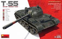 Т-55 советский средний танк сборная модель 1/35