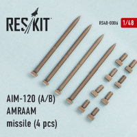 AIM-120 (A/B) AMRAAM missile авиационная ракета воздух-воздух  1/48