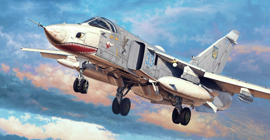 Су-24 МР (Fencer-E) -фронтовой самолет-разведчик сборная модель