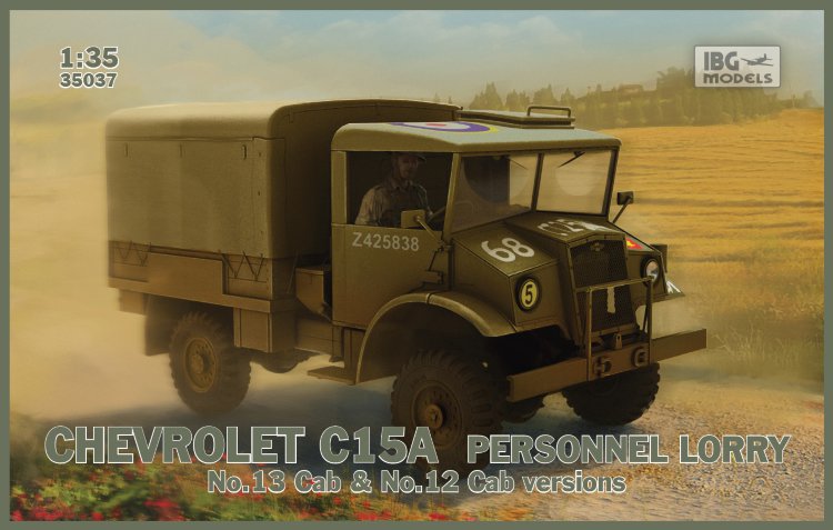 сборная модель Chevrolet C15A армейский грузовик