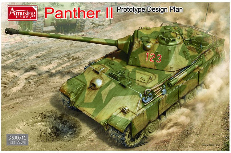 Panther II Prototype Design Plan  прототип сборная модель