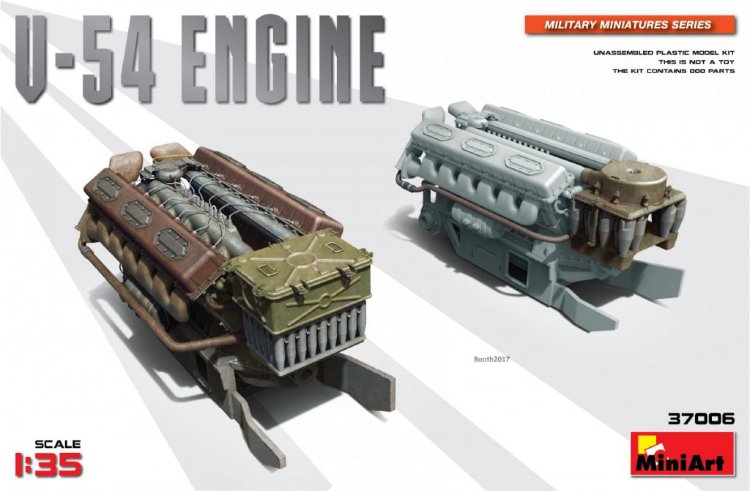 V-54 танковый двигатель набор 1/35 