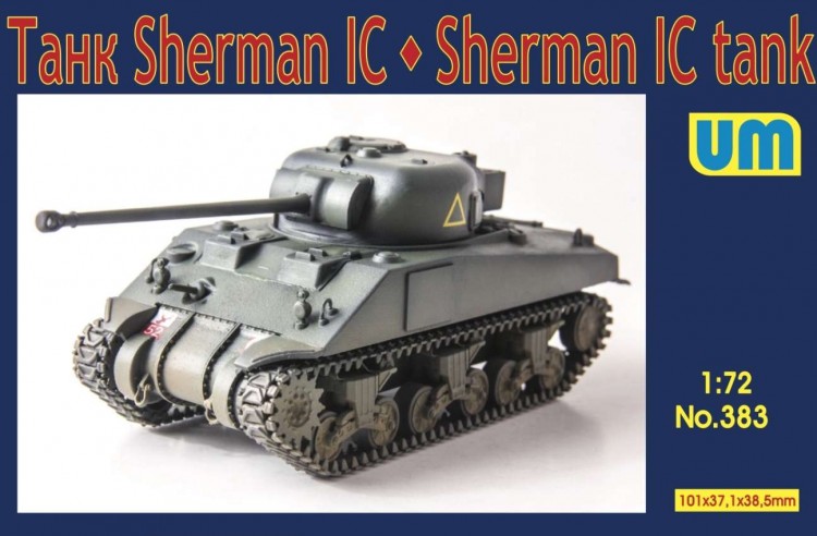 Medium tank Sherman IC plastic model kit
