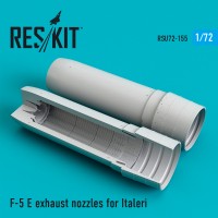 F-5 E exhaust nozzles for Italeri