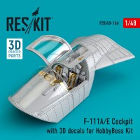F-111A/E Cockpit with 3D decals for HobbyBoss Kit