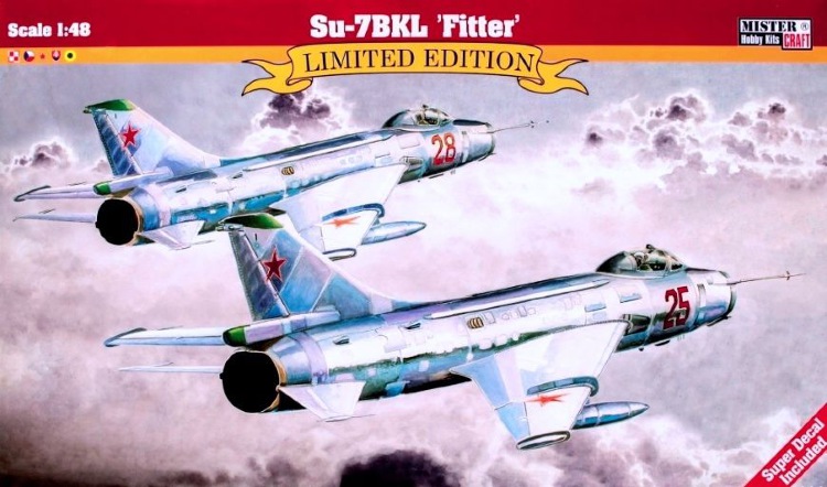 Су-7БКЛ сборная модель советский истребитель-бомбардировщик