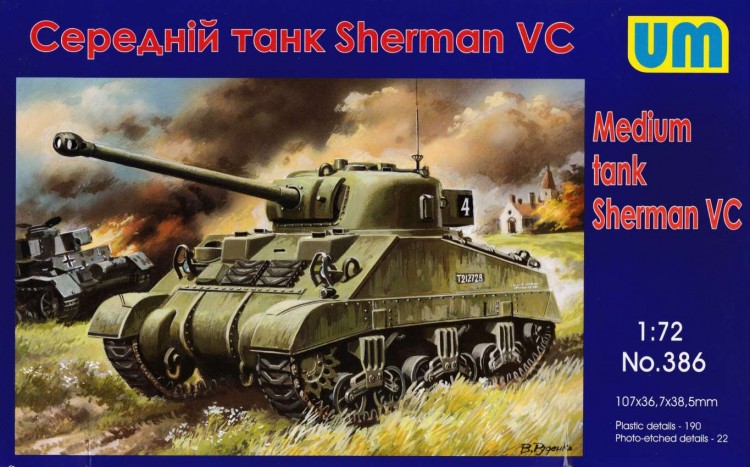 Средний танк Sherman VC "Firefly" пластиковая сборная модель