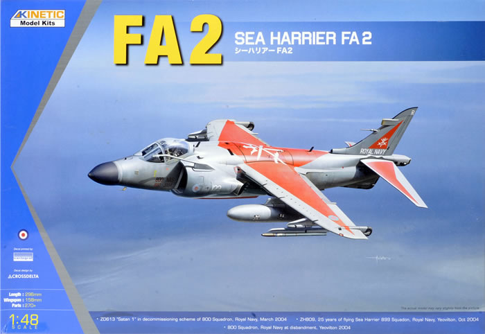 Sea Harrier FA2 Airplane  -Многоцелевой палубный истребитель с ВВП