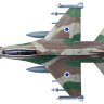 F-16D "Barak" Israeli Air Force multirole fighter scale  model