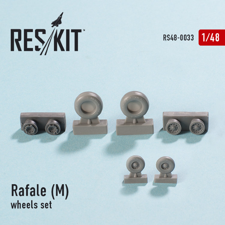 Rafale (M) Dassault  набор смоляных колес 1/48