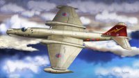 Canberra T 17 британский средний бомбардировщик сборная модель