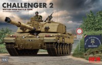 Main Battle Tank Challenger 2 British with workable track links plastic model kit