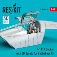 F-111D Cockpit with 3D decals for HobbyBoss Kit