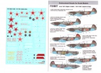 Yak-9 "Slogans in combat" Soviet interceptor and fighter aircraft decals
