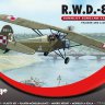 сборная модель  R.W.D.- 8 PWS учебно-тренировочный и связной самолет