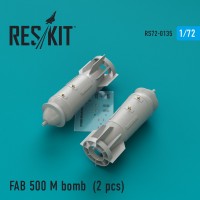 FAB 500 M bomb (2 pcs) 1/72