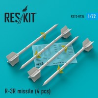 R-3R missile (4 pcs) 1/72