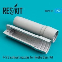F-5 E exhaust nozzles for Hobby Boss Kit 1/72