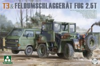 Погрузчик Feldumschlaggerät FUG 2,5t + VW T3 Transporter сборная модель