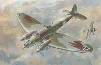 Heinkel 111E бомбардувальник збірна модель