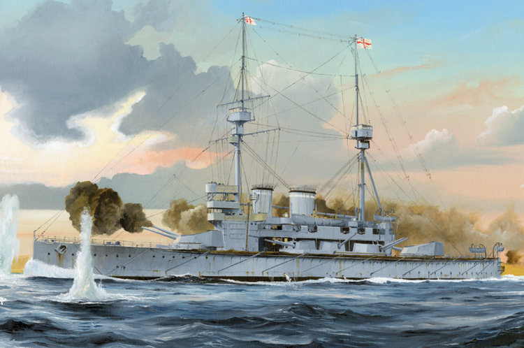 Английский линкор "Лорд Нельсон" HMS Lord Nelson сборная модель 1/350