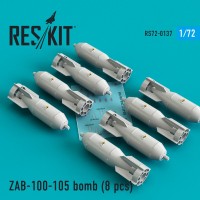 ZAB-100-105 bomb (8 pcs) 1/72