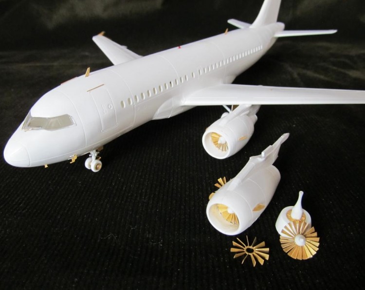 Detailing set for aircraft Airbus A319 (Revell) photo-etched
