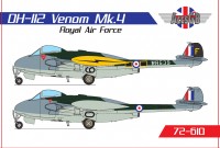DH-112 Venom Mk.IV RAF збiрна модель