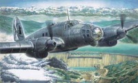 Heinkel He-111B бомбардувальник збірна модель