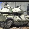 израильский танк Magach 6B Gal Batash  ( модификация американского танка М-60)