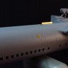 Detailing set for aircraft Tu-154 (Zvezda) photo-etched
