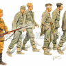 Пленные немецкие солдаты 1944 набор сборных фигур