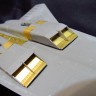Detailing set for aircraft Tu-144 (ICM) photo-etched