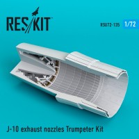 J-10 exhaust nozzles Trumpeter Kit 1/72