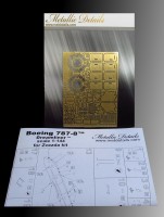 Detailing set for Zvezda kit "Boeing 787-8 Dreamliner" photo-etched