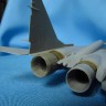 MiG-29. Jet nozzles (opened) (Zvezda, Trumpeter) photo-etched