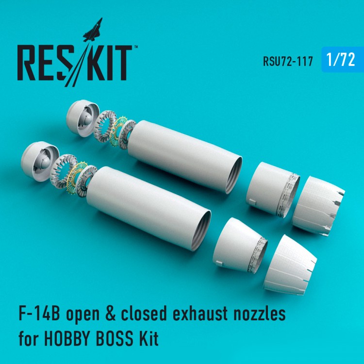 F-14 (B\D) open & closed exhaust nozzles HOBBY BOSS Kit