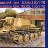 Reconnaissance tank Sd.Kfz 140/1-75 plastic model kit