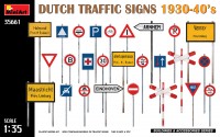 MINIART 35661 Нідерландськи дорожні знаки 1930-40-х років