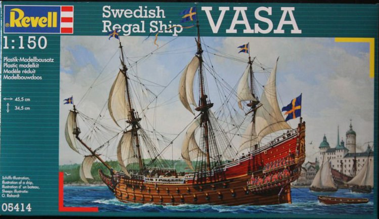 VASA Swedisch парусный корабль сборная модель 1/150