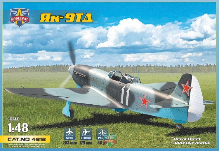Yak-9TD plastic model 1/48