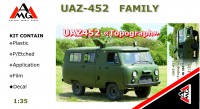 УАЗ 452 Топограф сборная модель