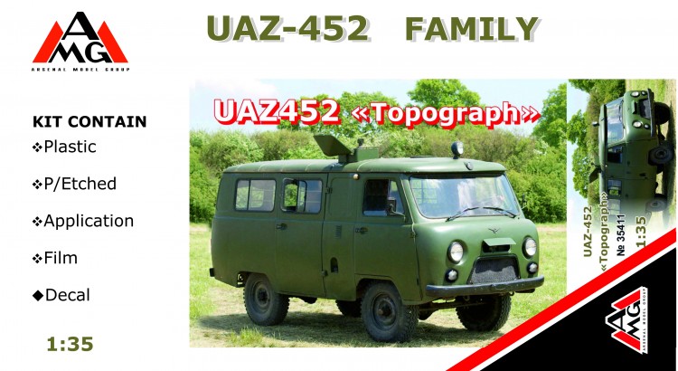 UAZ 452 Topograph plastic mode kit